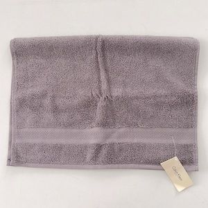 CK CALVIN KLEIN Home HAND terry  TOWEL Grey